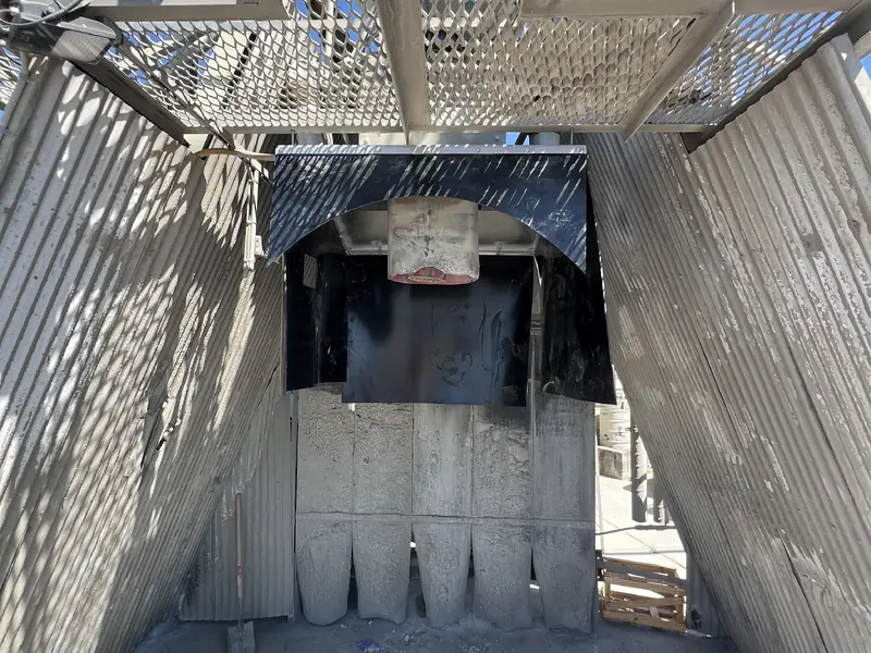 Supply and fit fabricated load hood